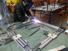 сварка ограждения в оснастке сварка ограждения в оснастке